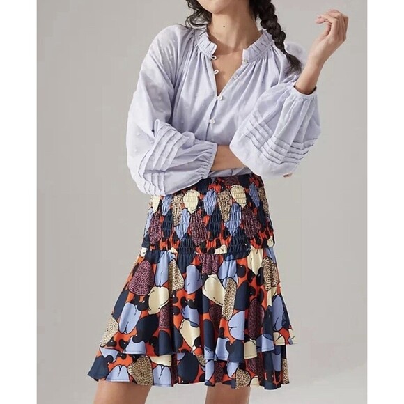 Anthropologie Dresses & Skirts - ANTHROPOLOGIE FARM RIO STEPHANIA MINI SKIRT SIZE L
